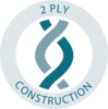 100% 2-ply wool construction 2-ply