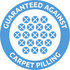 guaranteed against carpet pilling, to make your carpet look newer for longer no pilling telenzo