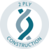 100% 2-ply wool construction 2-ply