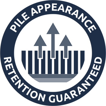 Pile appearance retention guaranteed